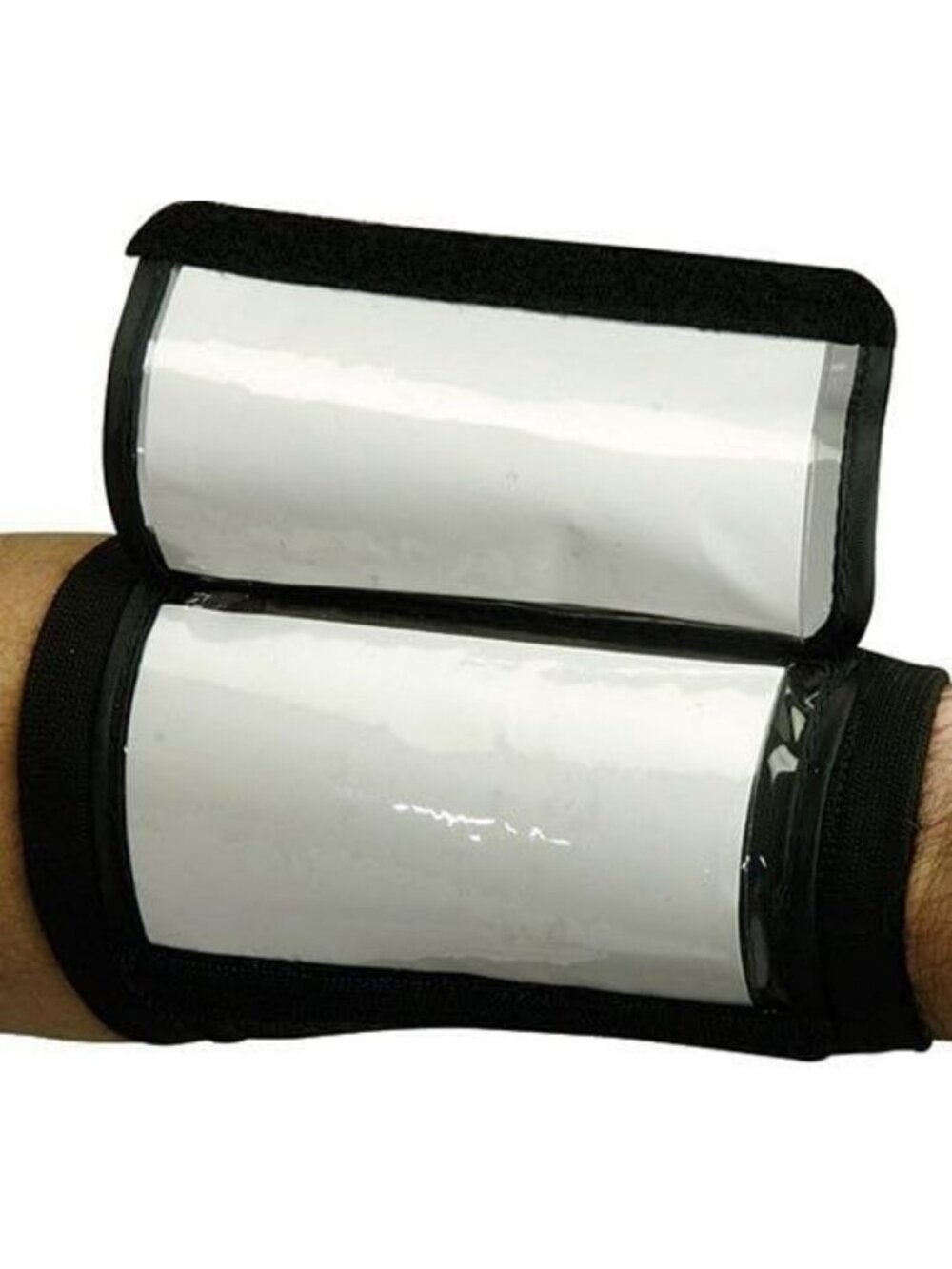 12-Pack Adult 3-Pocket Wrist Coaches for Football & Baseball - Black Sports Gear